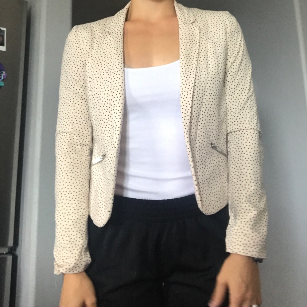 Cute fun Polka dot blazer
